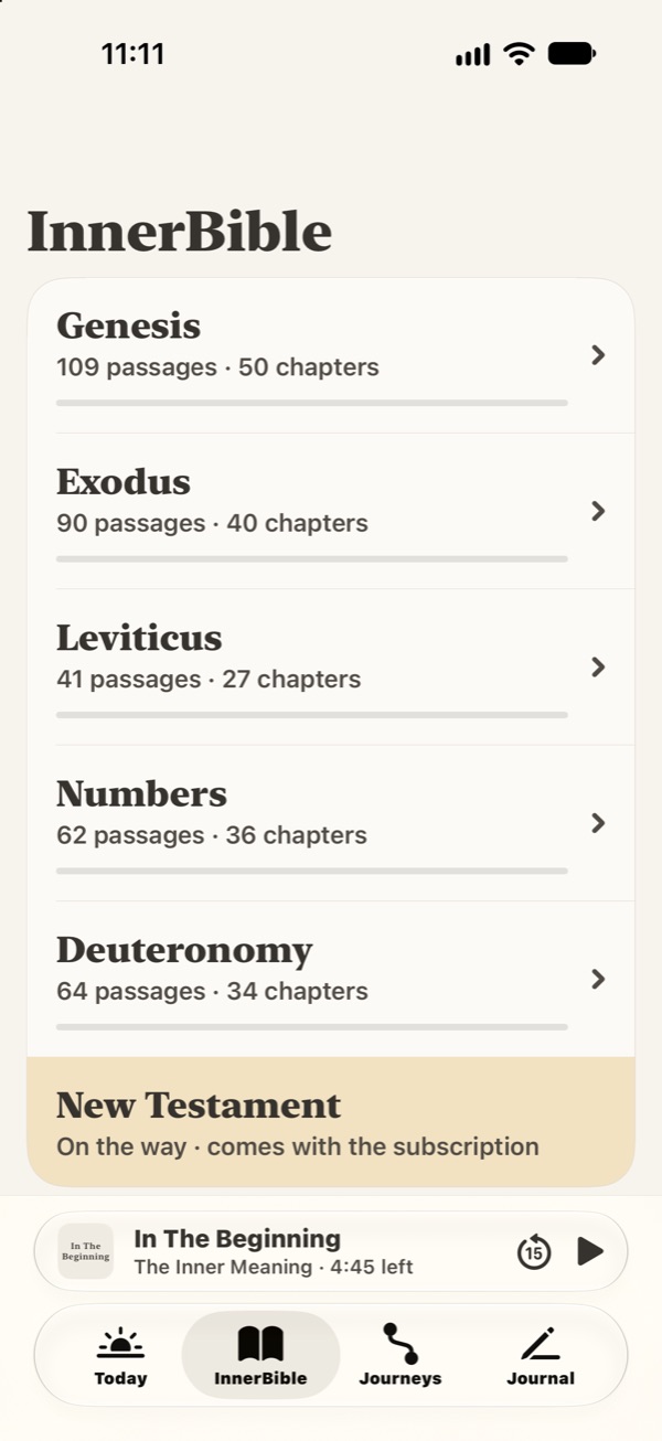 Genesis to Deuteronomy in the King James Version